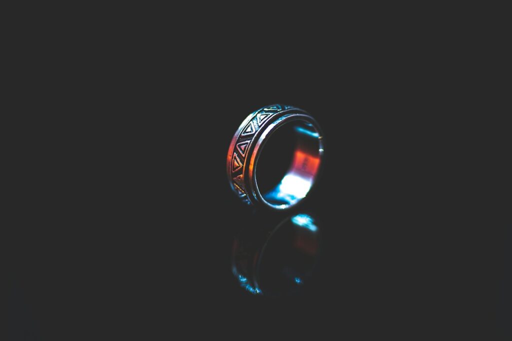 Geometrisk Ring i Sterlingsølv